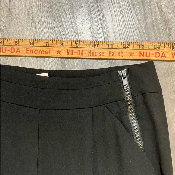 Women's Size S Black Lined Pants Fake Silver Pockets Forever 21 - Picture 5 of 9
